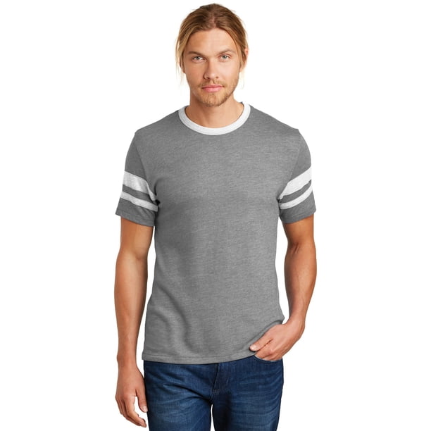 Camiseta alternativa Vintage 50/50 Sideline para hombre, humo/blanco, XL Ropa alternativa 05055BPSWHXL
