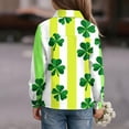 thumbnail image 4 of RXMEKW Chemise d'Anniversaire Garçon, Chemise Décontractée à Manches Longues avec Col Rabattu et Imprimé de la Saint-Patrick, 4 of 9