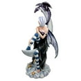 thumbnail image 4 of Atlantic Collectibles Large Celestial Crescent Moon Fairy With Pet Dragon Figurine 13"H, 4 of 5