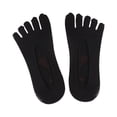 thumbnail image 3 of Calcetines Zulema de cinco dedos invisibles para hombres y mujeres negro, 3 of 8