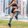 thumbnail image 6 of Lsque Dump Truck Pattern Sport Compression Socks for Men & Women 15-20 mmHg Knee High Nurse Pregnant Running Medical and Travel Athletic, 6 of 6