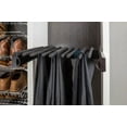 thumbnail image 6 of Hardware Resources Ppr-3014 30" Wide 16 Hook Pull Out Pants Hanger Rack - Nickel, 6 of 7