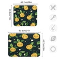 thumbnail image 3 of Kitchen Drying Mat 16x18In Drying Dish Mat Dish Drying Mats Kitchen Countertop Multi-Function Drain Drying Mat Kitchen Table Cute Smile Lemon, 3 of 8