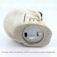 thumbnail image 3 of Halloween Skeleton Lights Statues with Flowers Skeleton Head Statue Light Horror Haunted House Party Ornament with LED Light Type 1, 3 of 10