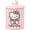 Hot Pink, variant on Silver Buffalo Sanrio Hello Kitty Halloween Spooky Frankenstein Frankenkitty Ceramic Cookie Snack Candy Jar with Airtight Bamboo Lid (Small)