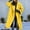Yellow, variant on Mnyycxen Women's Basic Wool Blend Pea Coats Single Breasted Midi Wool Blend Pea Coats Casual Warm Winter Jackets