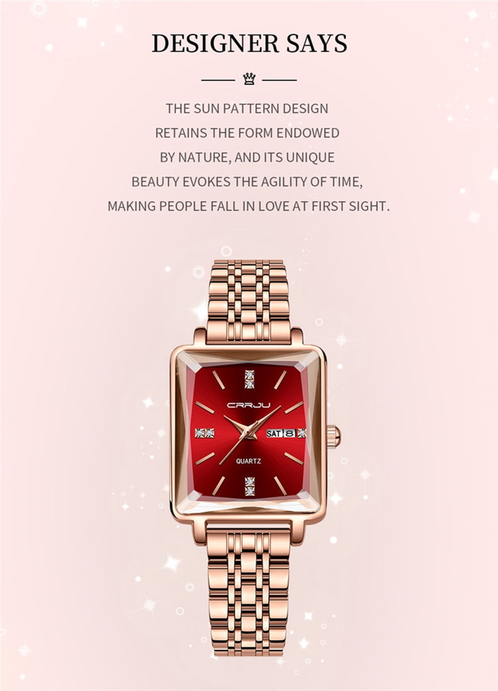 Women Watch Fashion Gold Diamond Analog Quartz Female Watch for Women Luxury Dress Ladies Stainless Steel Waterproof Wrist Watches