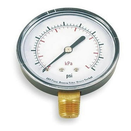 Choice Zoro 4EFC2 2.5 in. Test Pressure Gauge
