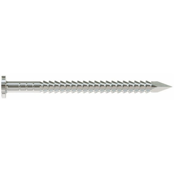Simpson Strong-Tie S4SND1 Wood Siding Nail, 4D, 1-1/2 in L, Stainless Steel, Full Round Head, Annular Ring Shank, 1 lb