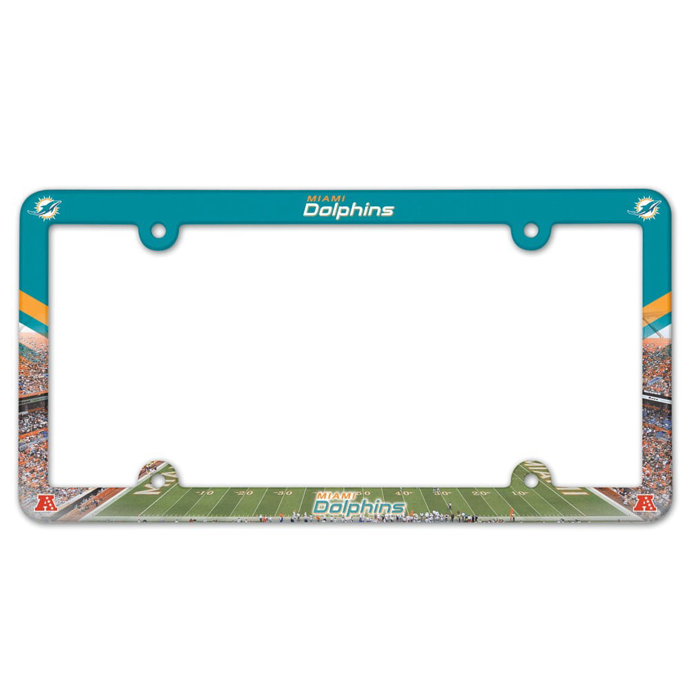 Miami Dolphins Vanity Metal License Plate 12×6 inches 