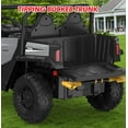 thumbnail image 3 of Lumiparty 24V Electric Ride on Dump Truck for Kids, 2-Seater 4WD Remote Control Car with Electric Dump Bed & Shovel, LED Lights, Music Player, Max Speed 5Mph, for Boys & Girls, Gray, 3 of 8