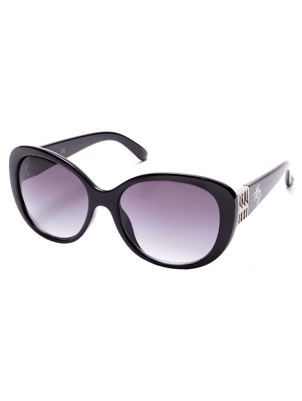 Shiny Black//Smoke Lenses Harley-Davidson Women/'s Oversized Butterfly Sunglasses