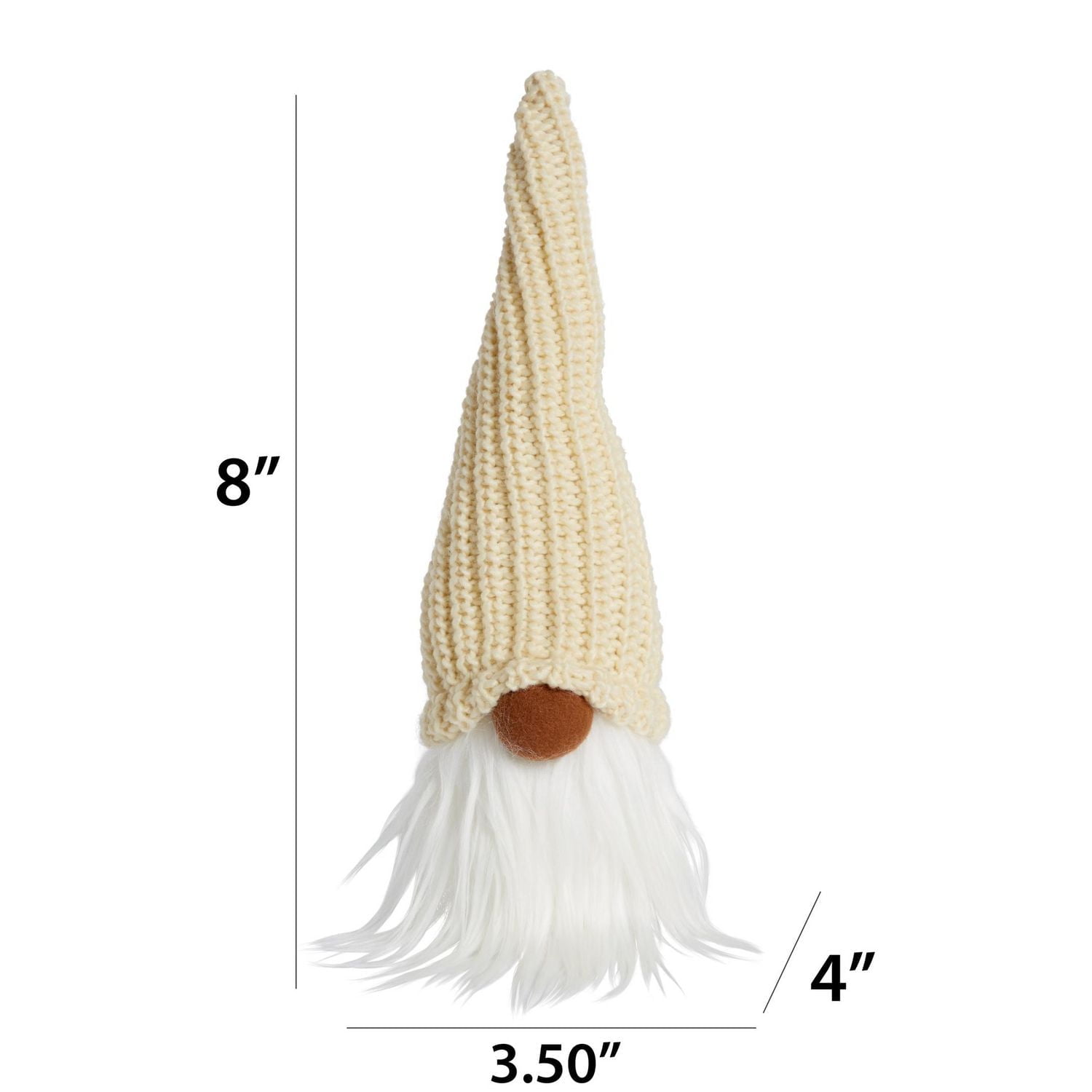 Way To Celebrate Cream Hat Gnome, 8 Inch