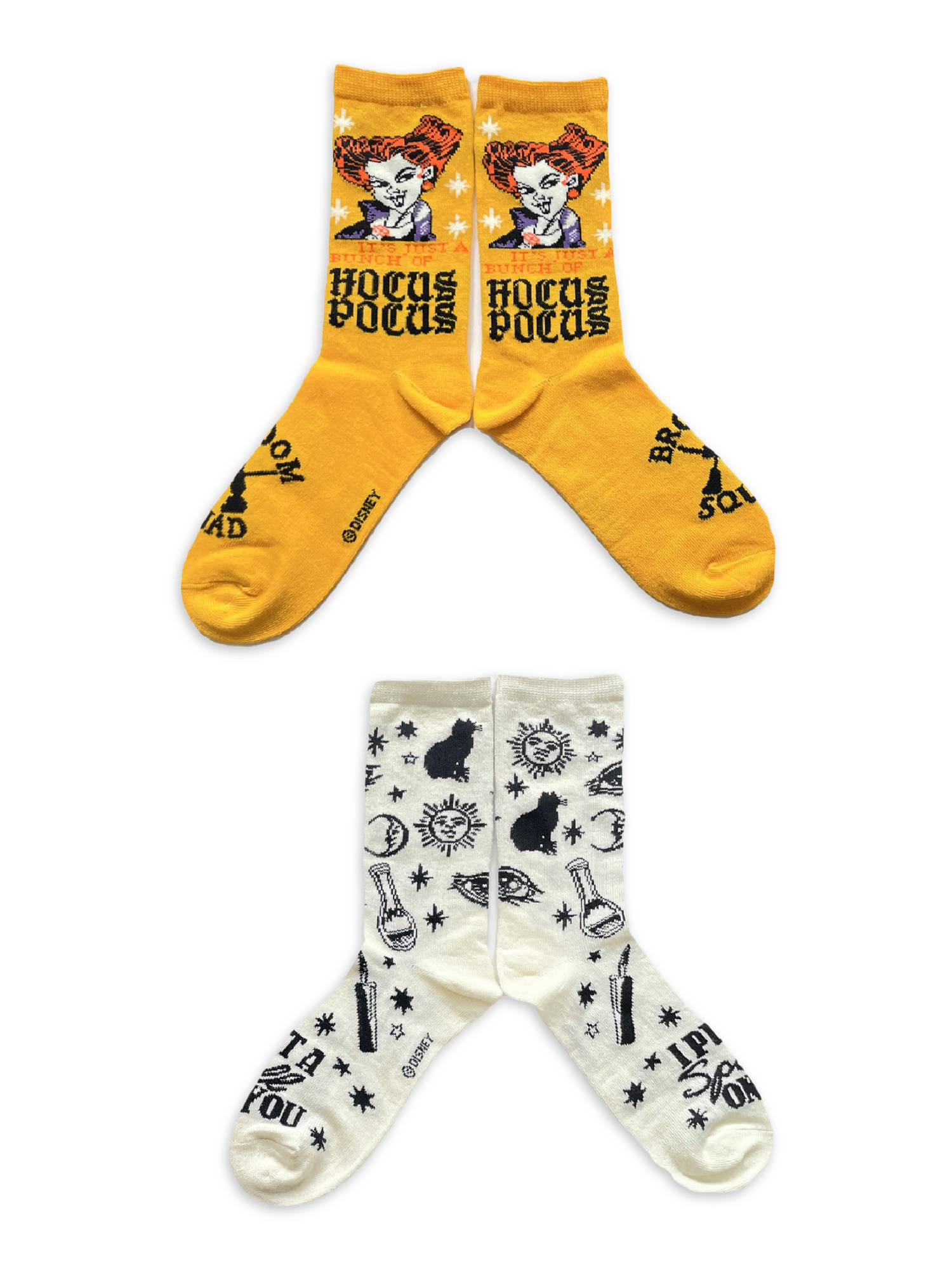 Hocus Pocus Women's Halloween Crew Socks, 2-Pack, Size 4-10 - image 4 of 7