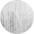thumbnail image 1 of Ahgly Company Indoor Round Abstract Gray Contemporary Area Rugs, 4' Round, 1 of 1