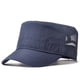 thumbnail image 3 of Gorra plana de malla para hombre y adulto, gorro militar de poliéster de gran tamaño, estilo informal, ideal para el verano y exteriores, 55-60cm, 60-66cm, 3 of 4