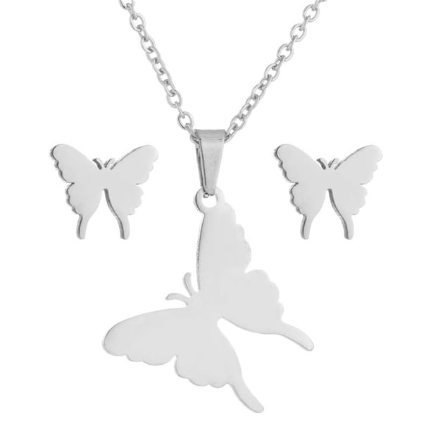 Fiudx Collar Elegante, Conjunto de Colgante de Aleación de Moda, Diseño de Aretes Llamativos, Estilo Banquete de Boda, Accesorio para Una Cita de Fiesta, Regalo de Joyería para Mujer, Incluye Collar