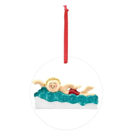 

Labakihah Art Personalized Swimming Christmas Pendant Christmas Holiday Decor christmas decorations christmas ornaments