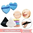 thumbnail image 4 of Powder Puff for Base Makeup, Triangular/Heart-shaped/Circular Color Random, Synthetic Sponge, High-density Cushion, Easy to Clean and Carry, 4 of 8