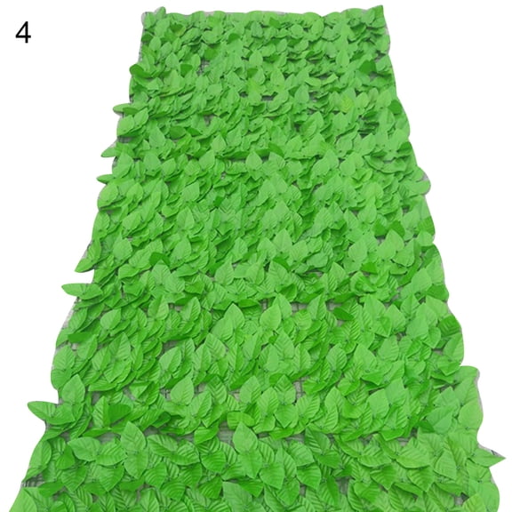 Ayyufe 50x100cm Artificial Leaf Roll Privacy Screen Hedge Wall Fence Balcony Decor