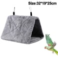 thumbnail image 1 of Hamaca para loros y peonías, nido de pájaros, hamaca de felpa suave y cálida, jaula colgante, tienda para pájaros, loros, cama cálida de invierno, bolsa de juguete para mascotas, cama de algodón, 1 of 8