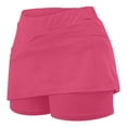 thumbnail image 4 of Lmnyox Skorts for Women Stretchy Tennis Skirts with Shorts Underneath Athletic Workout Skirts, 4 of 6
