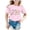 Pink, variant on Xijirk Girls Back to School Season Printed Tee Casual Fashion Round Neck Short Sleeve Comfortable T Shirt Top,8-9 Years