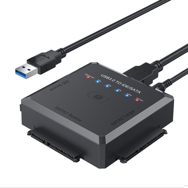 Convertidor USB3.0 a IDE/SATA ENTASSER Función de copia de seguridad 2,5/3,5'
