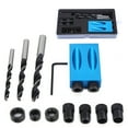 thumbnail image 4 of Hole LocatorBlue Aluminum Alloy 15° Oblique Drill Locator Carpentry Tools Unbeatable Value, 4 of 5
