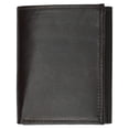 thumbnail image 2 of Mens Trifold Lambskin Wallet with Center Zipped Slot for Coins 564, 2 of 10