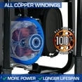 DuroMax XP12000EH 12,000 Watt Hybrid Portable Dual Fuel Gasoline Power