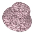 thumbnail image 5 of Fisherman Hat 22.8×5.9in Skin-Friendly Lightweight Breathable Folding Reflective Double Face For Daily Travel Business Camping Leopard Skin Print Style Pink_1, 5 of 8