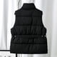 thumbnail image 5 of Chaquetas para mujer, chaleco de bolsillo, chaqueta corta, invierno, sin mangas, cuello vuelto, cremallera, prendas de vestir exteriores sólidas Odeerbi ODB-3, 5 of 9