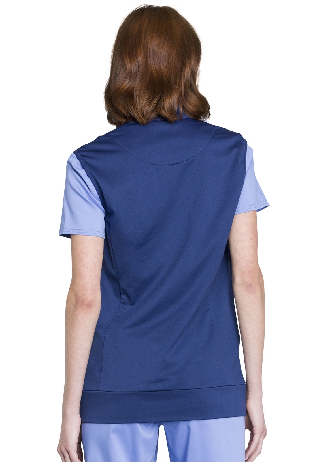 Workwear Revolution Men & Women Medical Scrubs Vest Zip Front Knit