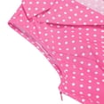 thumbnail image 6 of Women's 1950s Retro Polka Dot Vintage Dress Sleeveless Prom Swing Midi Belt Dresses Notched Lapel, Guest Dresses for Women(Pink,M), 6 of 7