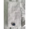 thumbnail image 2 of Bohio 100% Linen Long Sleeve Cuban Style Shirt w/French Cuff & Fancy Embroidered Panels in (2) Colors - MLG1685, 2 of 4