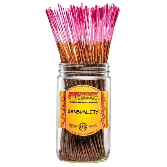 Wild Berry Incense Traditional 11" - Sensuality - 100 Sticks - USA Wildberry
