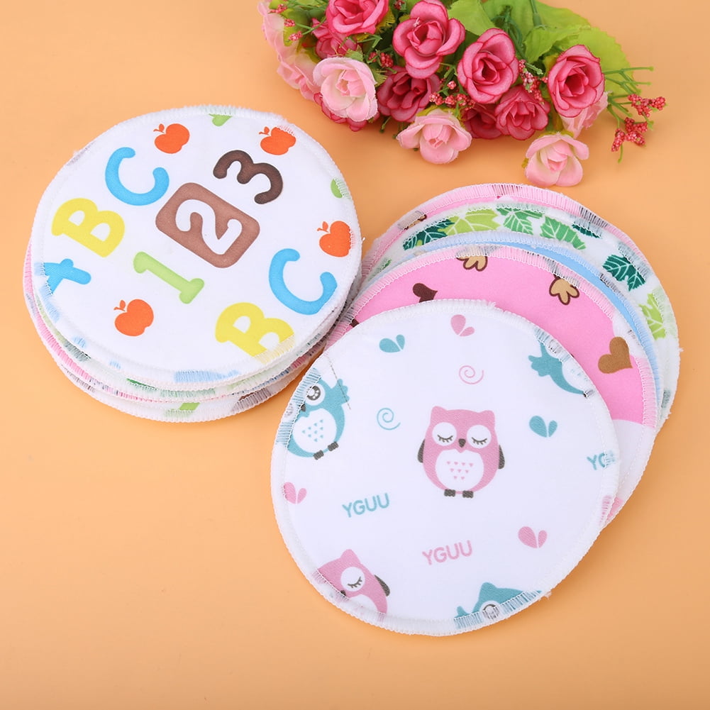 Mgaxyff Breastfeeding Pad,12 PCS Practical Bamboo Leakproof Antispill