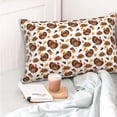 thumbnail image 4 of Cauagu Turkey And Thanksgiving3 Print Pillow Covers with Envelope Closure,1PC Pillow Cases Decorative Pillow Case for Bed & Couch, Pillows Not Included-16"x24", 4 of 6