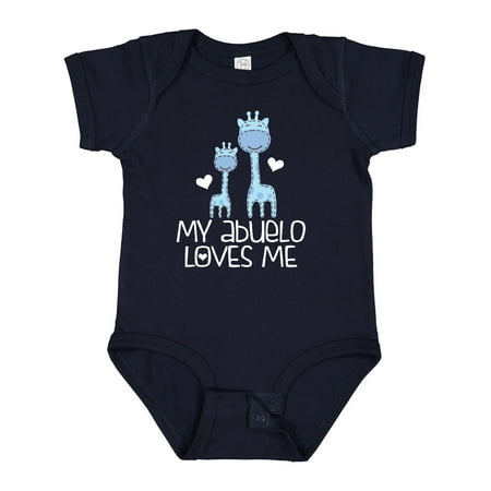 

Inktastic My Abuelo Loves Me Grandson Outfit Gift Baby Boy Bodysuit