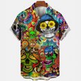 thumbnail image 3 of Camisetas de verano para hombre con la bandera de Estados Unidos y la Estatua de la Libertad, camisa hawaiana de gran tamaño con estampado 3D, ropa para hombre, camisetas con solapa, 3 of 5