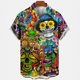 thumbnail image 3 of Camisas hawaianas casuales de verano, camisetas de manga corta con estampado 3D de moda urbana, camisas de playa con solapa, ropa para hombre de alta calidad, 3 of 5