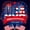 Patriotic 09, variant on Manfei American Flag Eagle Twin Sheets, 250 Years of Freedom Print Bedding, Black, Black Reversible 3 Pieces (1 Flat Sheet, 1 Fitted Sheet and 1 Pillowcase)