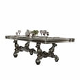thumbnail image 2 of HomeRoots 348652 46 x 120 x 32 in. Antique Platinum Wood Poly Resin Dining Table, 2 of 4