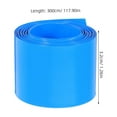thumbnail image 2 of CRAFTHROU Tubulaire 1Pcs Bleu Pvc Rétractable à la Chaleur 3m Longueur pour Batterie, 2 of 6