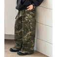 thumbnail image 4 of Huowey Big Boys Cargo Pants Joggers Casual Trousers With Multiple Pockets Loose Fit Straight Leg Comfortable Kids For Autumn Outdoor Play Streetwear,Camouflage,15-16 Years, 4 of 8