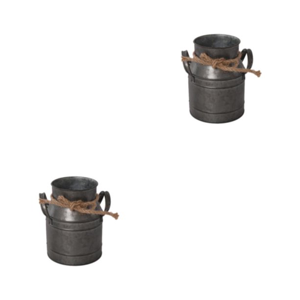 tredstone Rustic Vase Functional And Decorative Metal Milk Jug Style