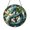 Acrylic 3.5 Inch, variant on Round Blue Snake Window Suncatcher, Stained Glass Style Wildlife Panel, Nature Inspired Artistic Decor Gift