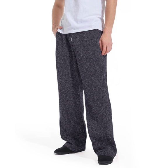 CCRFTGI Mens Sweatpants Casual Elastic Waist Lounge Pants Fall Winter Midweight Drawstring Sweatpants Gym Athletic Light Weight Activewear Dark Gray XXXL
