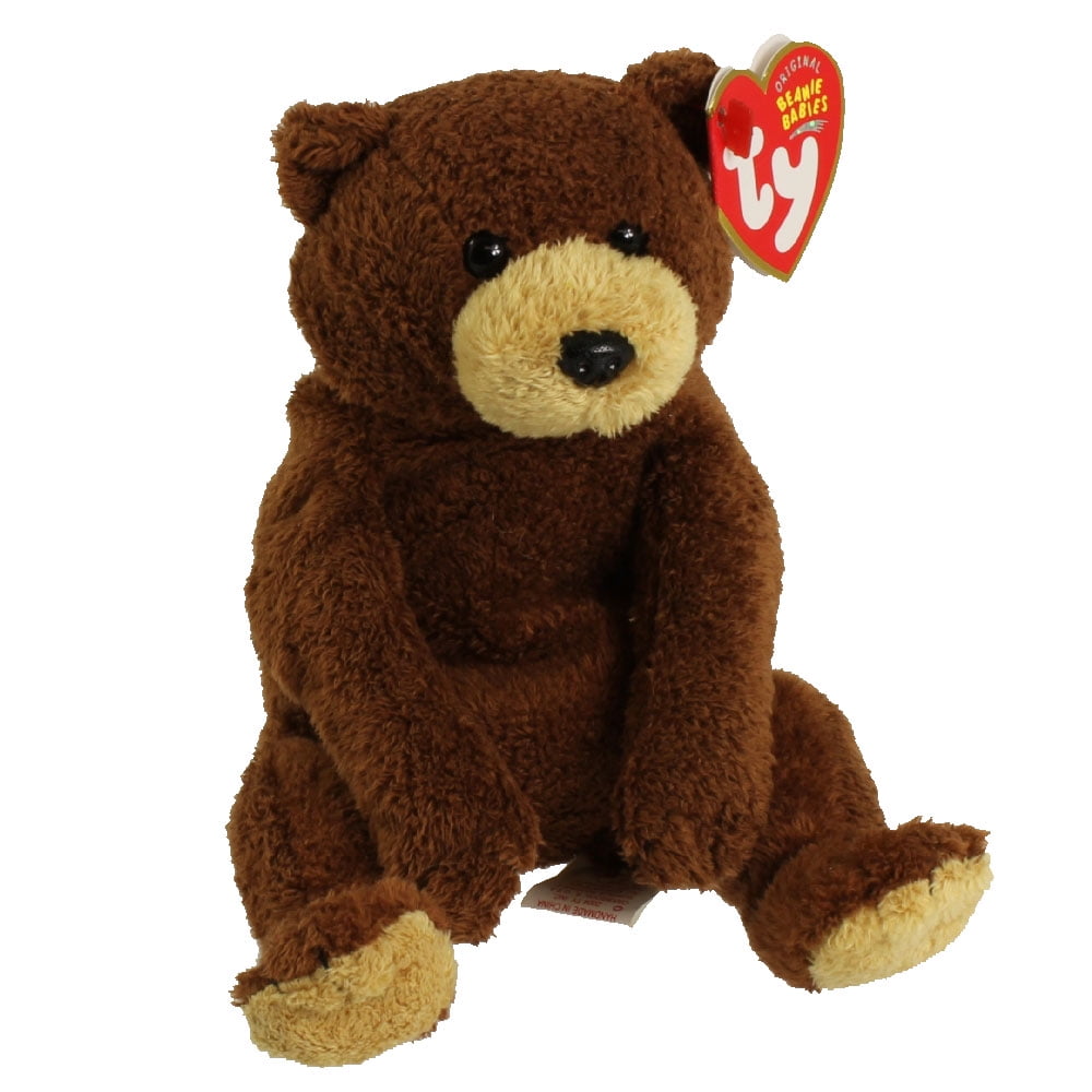 Bixby Retired 2004 Ty Beanie Babie Brown Plush 5in Sitting Bear 40152 for sale online 